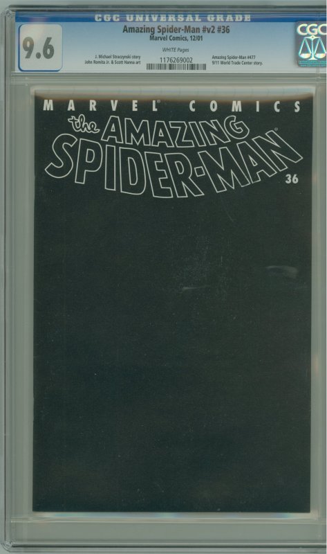 The Amazing Spider-Man #v2 #36 (2001) CGC 9.6!