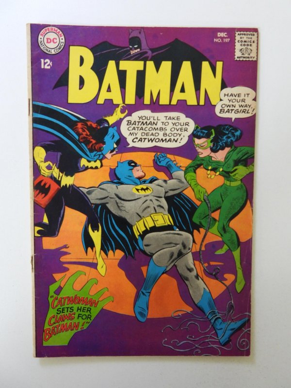 Batman #197 (1967) FN- condition