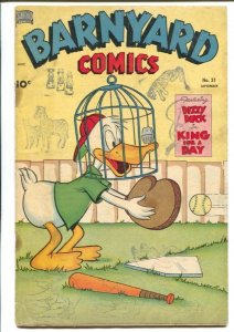 Barnyard #31 1950-Standard-Dizzy Duck cover & story-G