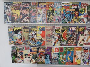 Huge Lot 170+ Silver/Bronze Comics W/ Daredevil, Iron Man, Thor, +More! See Desc