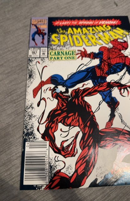 The Amazing Spider-Man #361 (1992) carnage part 1