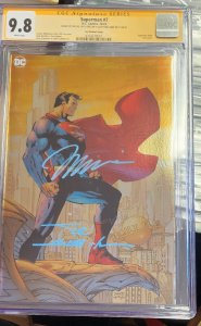 Superman #7 - Signed Jim Lee, Scott Williams, Alex Sinclair (CGC Sig 9.8) 2023
