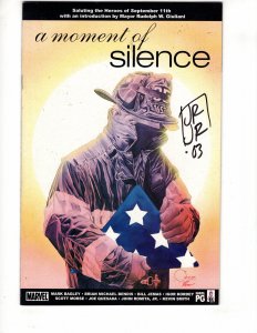 A Moment of Silence #1 Signed By Artist on Cover 9/11 Tribute