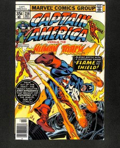 Captain America #216 Versus Human Torch!