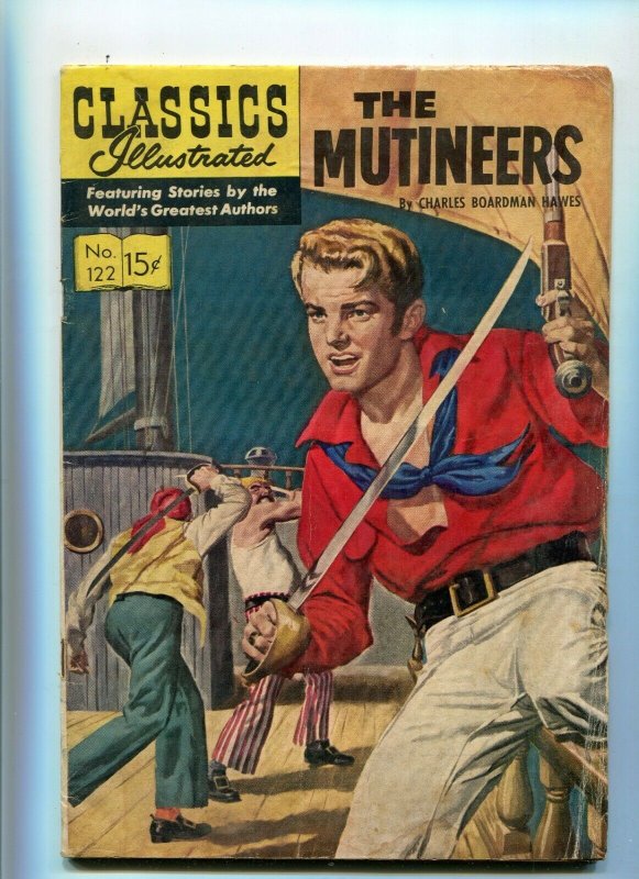 Classics Illustrated 122 VG- The Mutineers 1st Edition  