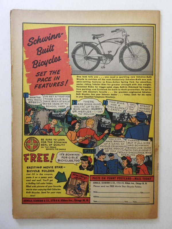 Police Comics #68 (1947) GD Condition! Centerfold detached