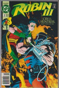 ROBIN 3 ISSUE#2 - 1992 - BAGGED AND BOARDED - BATMAN FAMILY