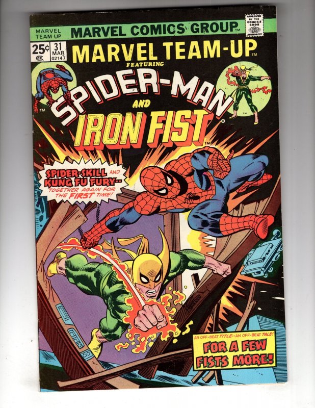 Marvel Team-Up #31 (1975) IRON-FIST Appearance ~ Bronze MARVEL  / ID#19