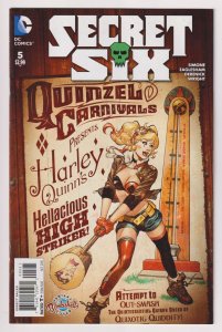 Secret Six #5 Harley Quinn Bombshells Variant (DC, 2015) FN