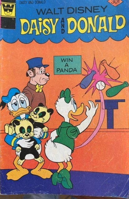 Walt Disney Daisy and Donald #19 Whitman Cover (1976) Daisy and Donald 