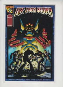 FIRE FROM HEAVEN  #1/2  1996  WIZARD / IMAGE /  COA   / UNREAD /  HIGH GRADE