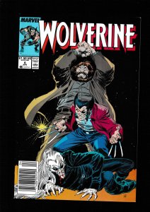 Wolverine #6 Newsstand Edition (1989) VFN/NM / CHRIS CLAREMONT & JOHN BUSCEMA