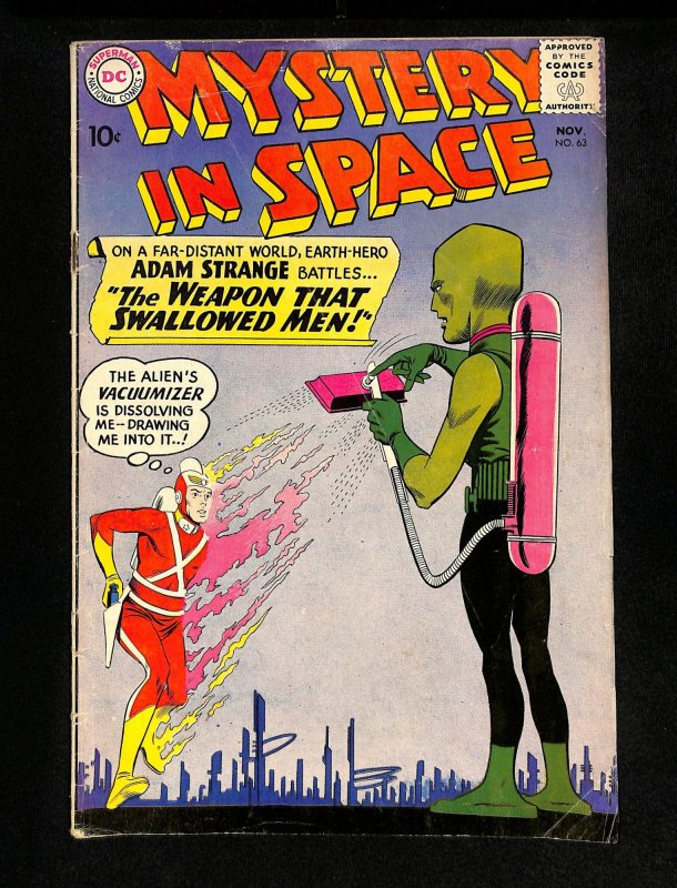 Mystery In Space #63 Adam Strange!