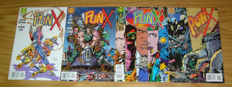 Punx #1-3 VF/NM complete series + manga special - keith giffen valiant comic set