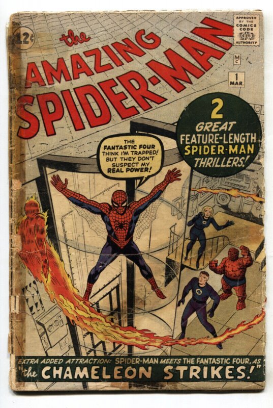 AMAZING SPIDER-MAN #1-1963-1st issue-Marvel-comic book