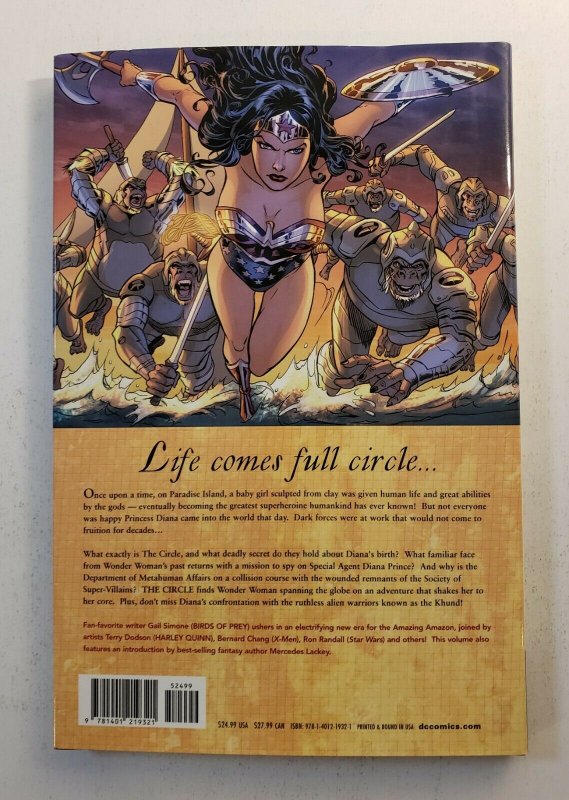 WONDER WOMAN THE CIRCLE HARD COVER GRAPHIC NOVEL DC GAIL SIMONE NM 