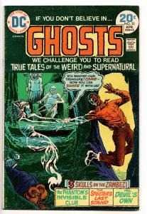 Ghosts #25 - Three Skulls On The Zambezi (DC, 1974) - FN-