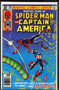 Marvel Team-Up #106 Newsstand Edition (1981) Captain America