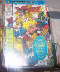 X-Force #16 (Nov 1992, Marvel) x-cutioners song pt 4 greg capullo+BAGGED W/ CARD