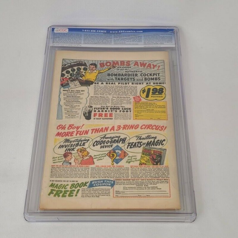 VTG 1947 All Teen Comics #20 Only CGC 6.5 FN+ Issue Formerly All Winners Cracked 