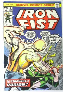 Iron Fist (1975 series)  #4, VF+ (Actual scan)