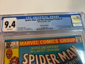 Spider-Man And His Amazing Friends (1981) # 1 (CGC 9.4) 1st App Firestar