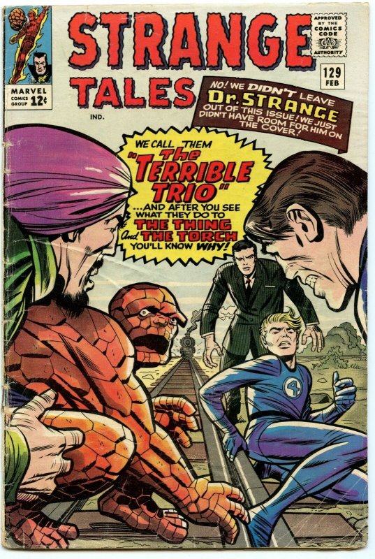 Strange Tales 129 Feb 1965 GD+ (2.5)