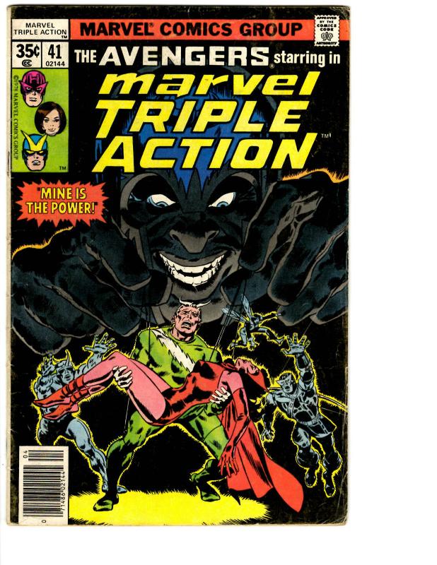 5 Marvel Triple Action Comic Books # 40 41 42 43 44 Avengers Thor Iron Man BH7