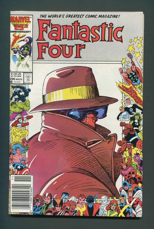 Fantastic Four #296 / 9.0 VFN/NM / Newsstand / November 1986