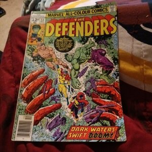 The Defender #54 #76 Marvel Comics 1970s Bronze Age Hulk UK price variant