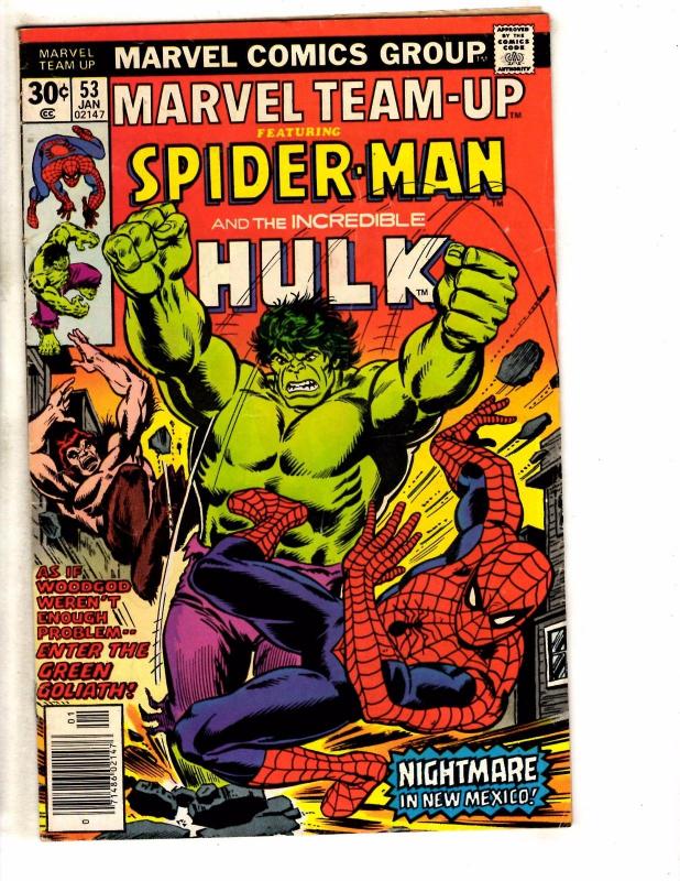 Marvel Team-Up # 53 FN Comic Book Feat. Spider-Man Hulk John Byrne Avengers PP1