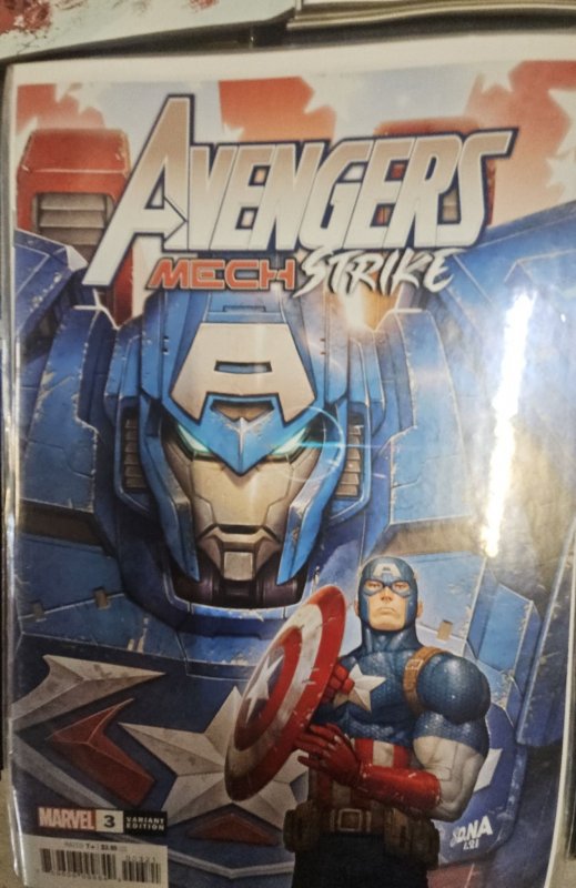 Avengers Mech Strike #3 Variant Cover (2021)