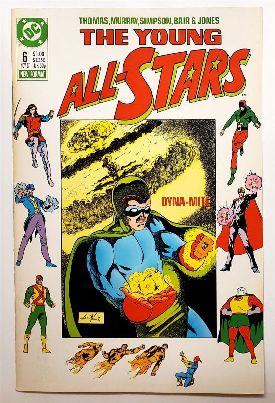 Young All-Stars, The #6 (Nov 1987, DC) 6.5 FN+