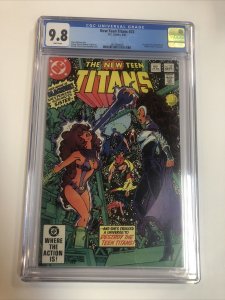 New Teen Titans (1982) # 23 (CGC 9.8 WP) | 1st App Blackfire | 1st Vigilante