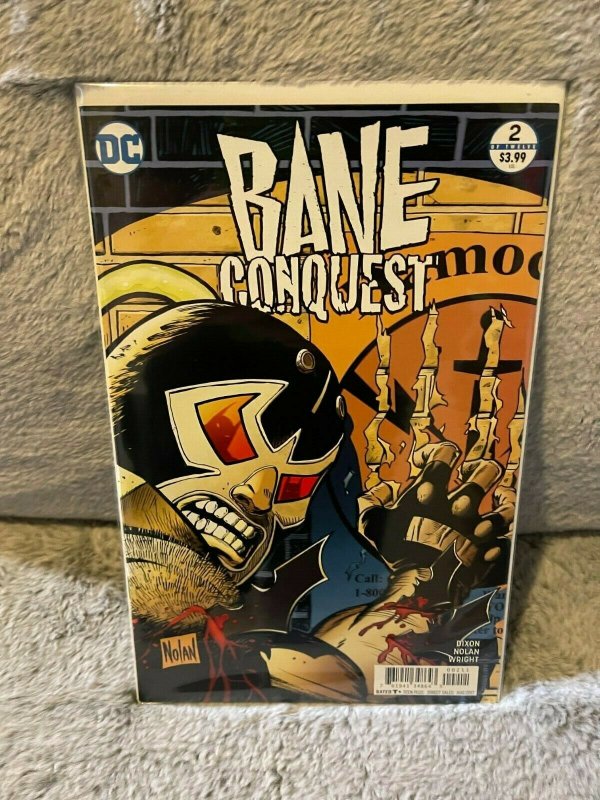 Lot of 2 Books BANE CONQUEST #1 VARIANT & 2 DC Comics  