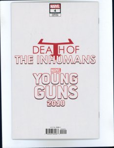 Death of the Inhumans 4 Young Guns Variant