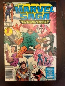 The Marvel Saga The Official History of the Marvel Universe #1 (1985) - VF/NM