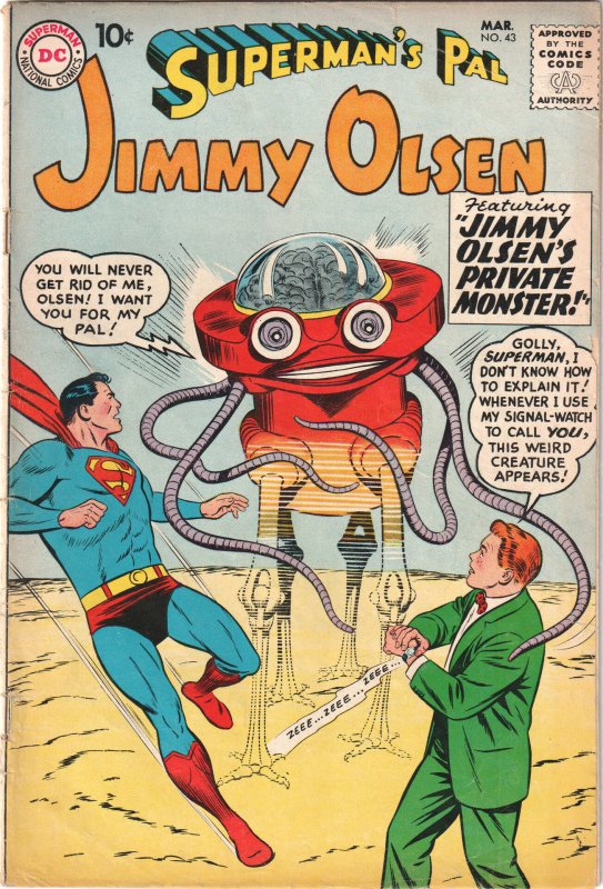 Superman's Pal, Jimmy Olsen #43 (1960) Jimmy Olsen