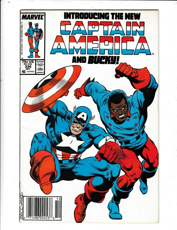 THE NEW CAPTAIN AMERICA AND BUCKY# 334  FN  THE US AGENT AS CAP   