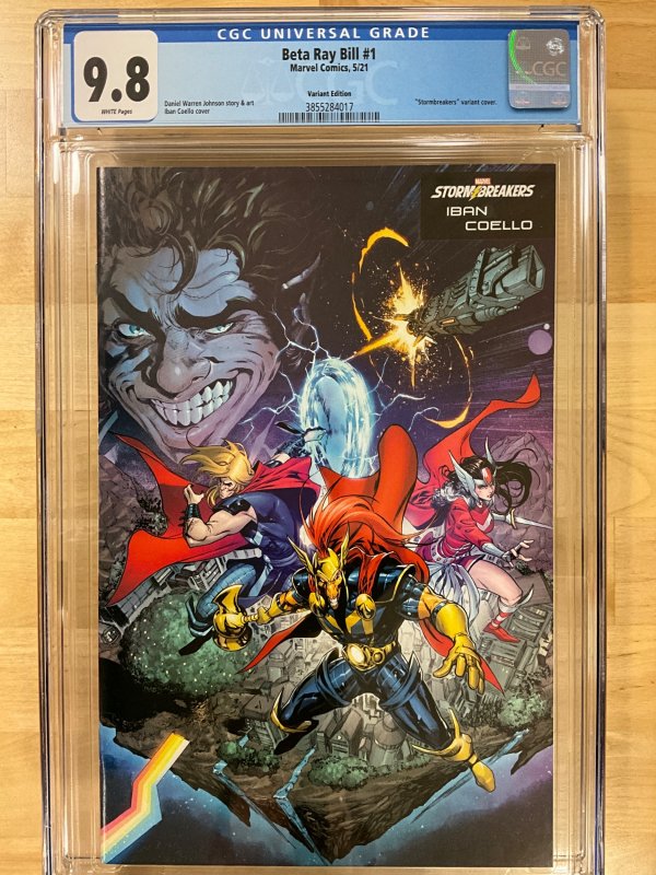 Beta Ray Bill #1 Coello Cover (2021) CGC 9.8