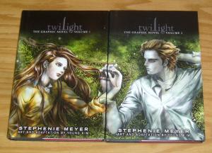 Twilight: the Graphic Novel HC 1-2 VF/NM complete series - stephenie meyer set