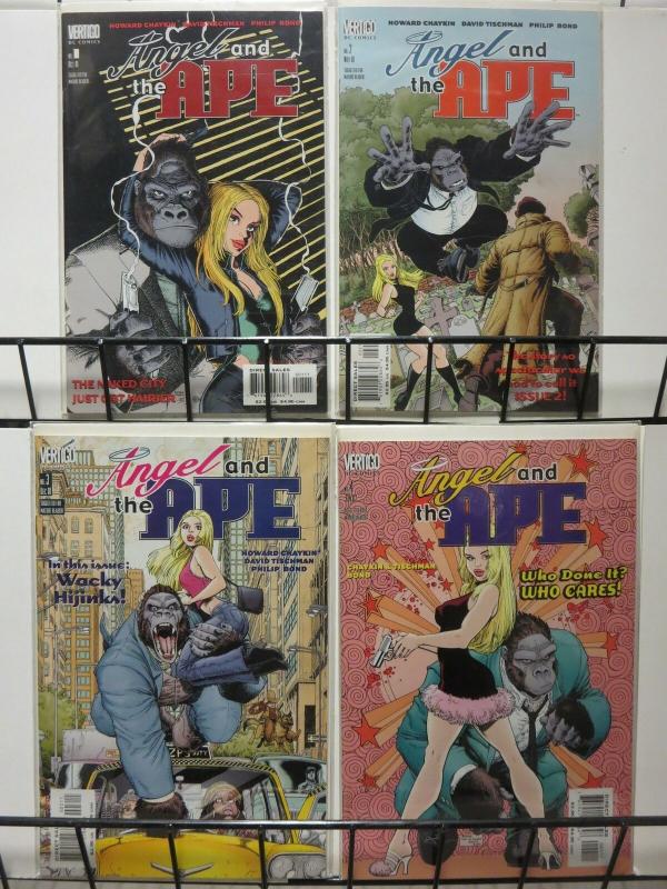 ANGEL & THE APE 1-4  HOWARD CHAYKIN's complete series!