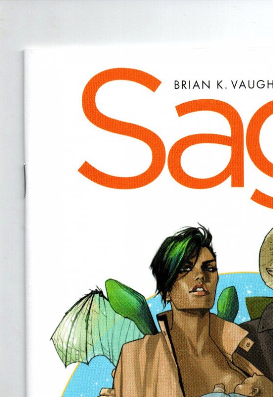 Saga #1 - 1st Print - Brian K Vaughan - Fiona Staples - 2012 - HIGH GRADE - NM