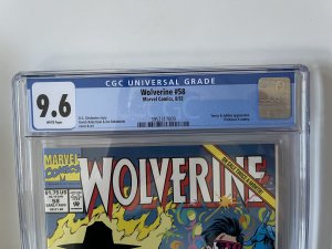 Wolverine #58 CGC 9.6  - Terror & Jubilee app (1992)