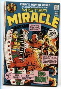 Mister Miracle #4 comic book 1971  DC 1st BIG BARDA  Kirby 4th World VF