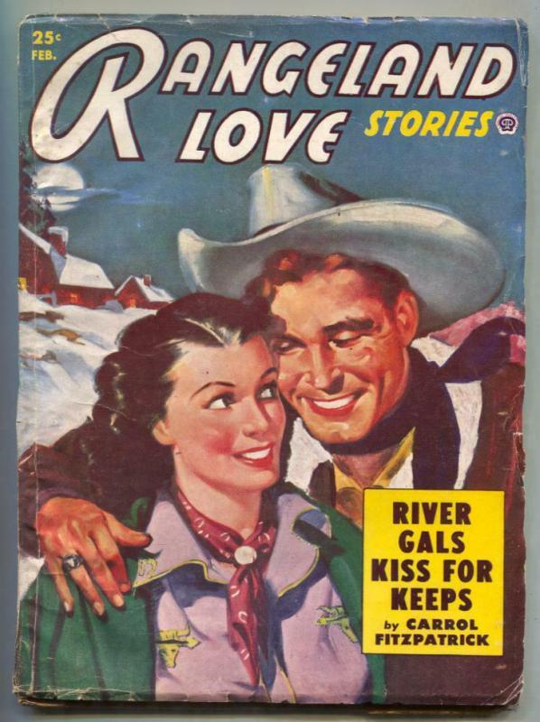 Rangeland Love Stories Pulp February 1954- River Gals