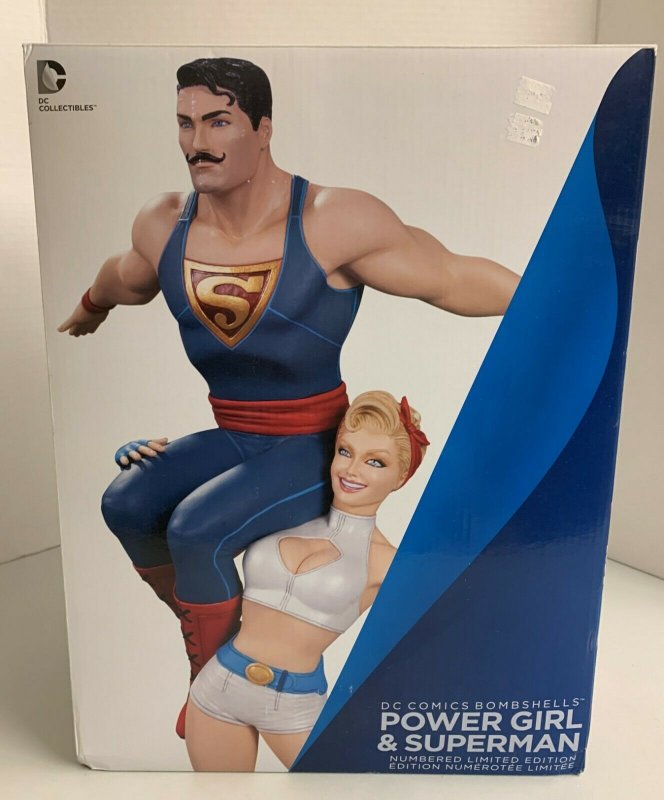 DC Comics Bombshells Power Girl & Superman Numbered Limited Edition Statue 