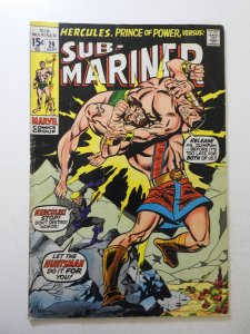 Sub-Mariner #29 (1970) GD+ Condition ink fc