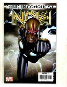 Lot Of 8 NOVA Marvel Comic Books # 1 2 3 4 (Annihilation Mini) + # 4 5 6 7 SM8