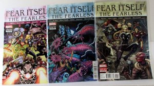 Fear Itself Fearless Lot 3 #3, 4, 6 2012 Marvel 7.5 VF- Black Widow Valkyrie